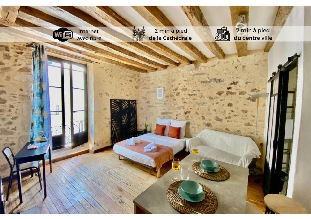 Le Cosy-Chic, 2 Min A Pied Cathedrale , Jacobins Daire Le Mans Dış mekan fotoğraf